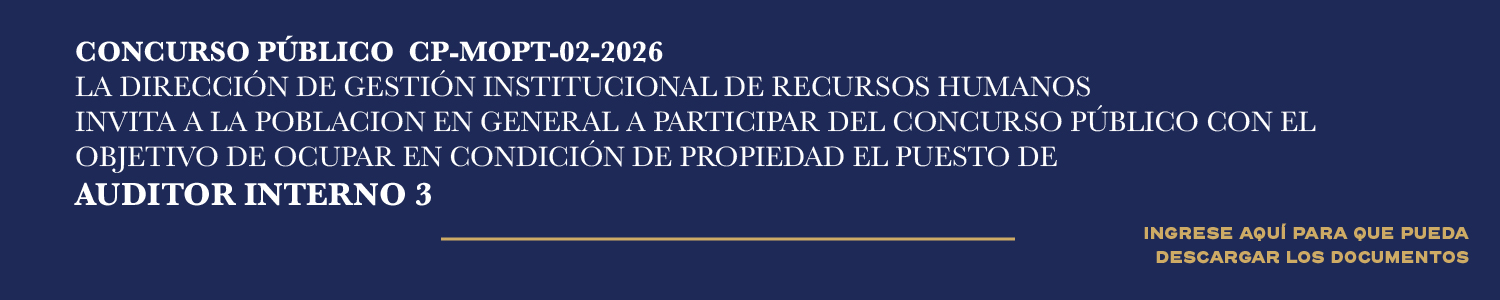 Ver información de concurso auditor 3