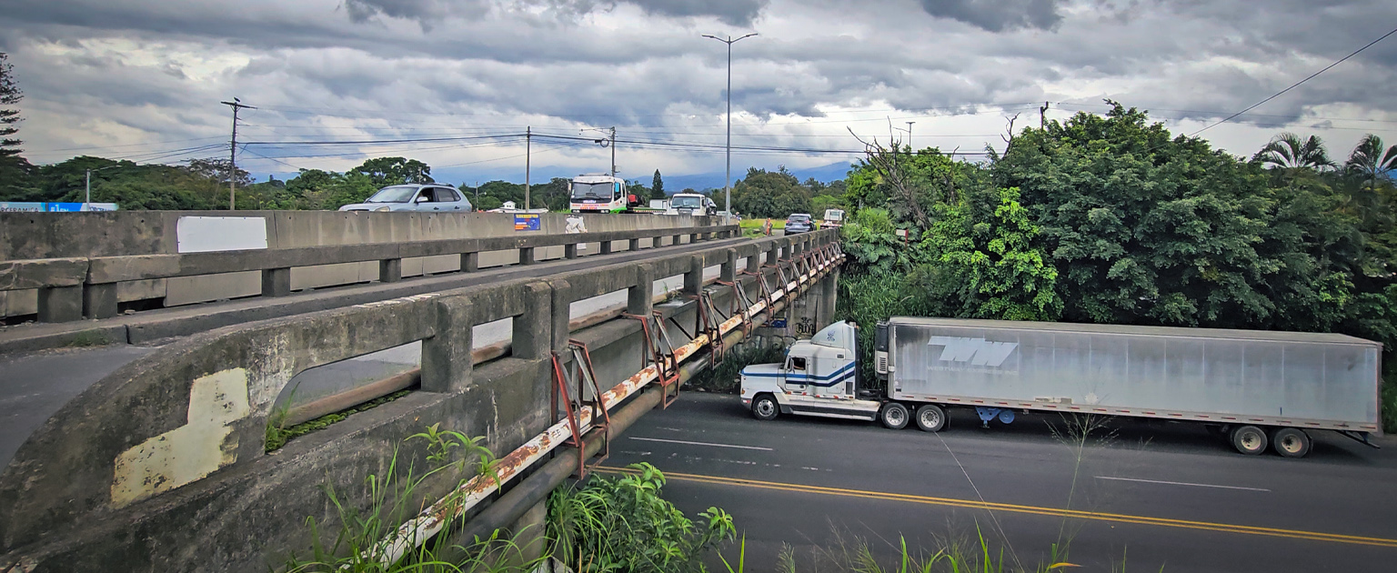 Foto que muestra parte del intercambio de El Coyol.