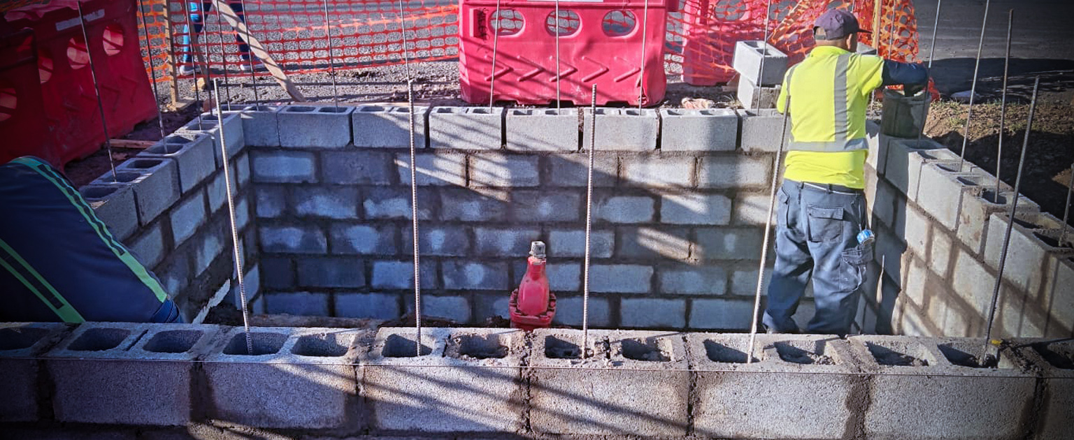 Fotografía que muestra parte de los trabajos que se aplican en el sector de los Hatillos