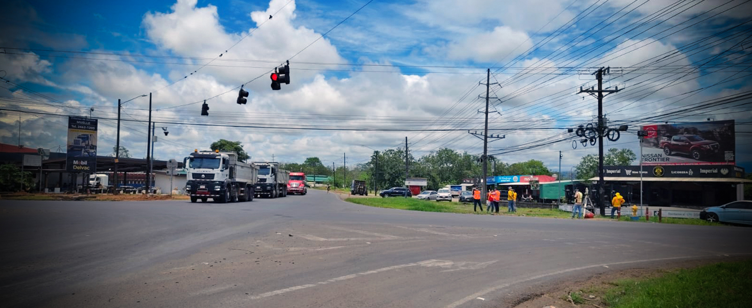 Intersección donde se construirá la rotonda de Muelle de San Carlos