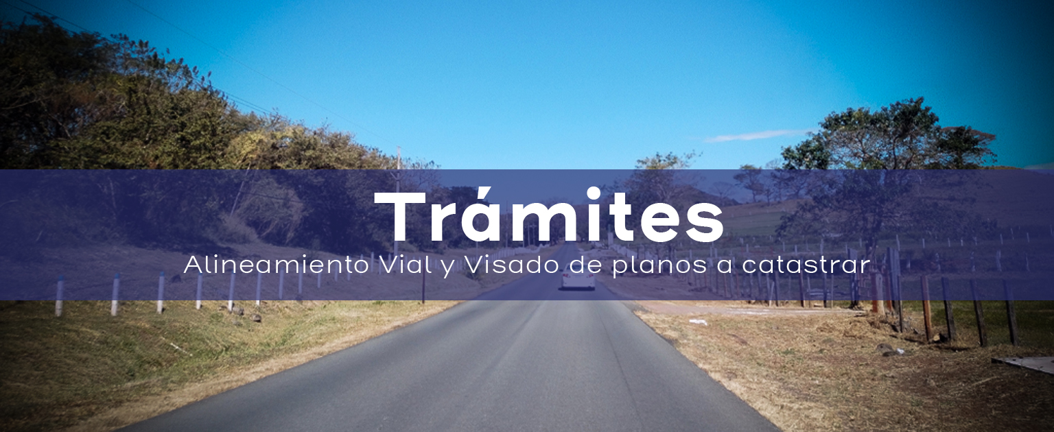 Trámites Alineamiento Vial y Visado de Planos a catastrar 