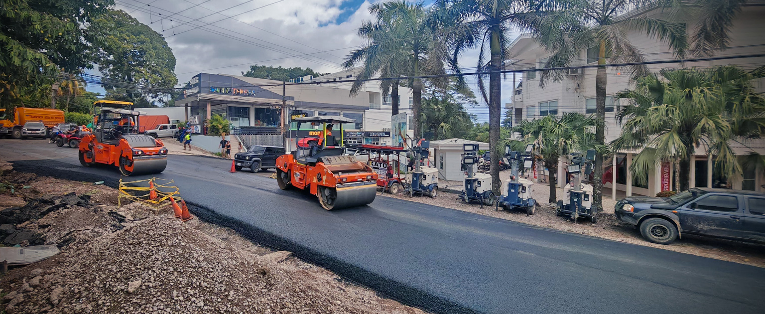 Foto de los trabajos ejecutados en Cóbano, Puntarenas 