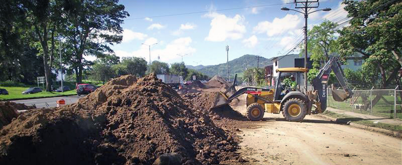 Fotografía que muestra parte de los trabajos en Hatillos 2 y 3