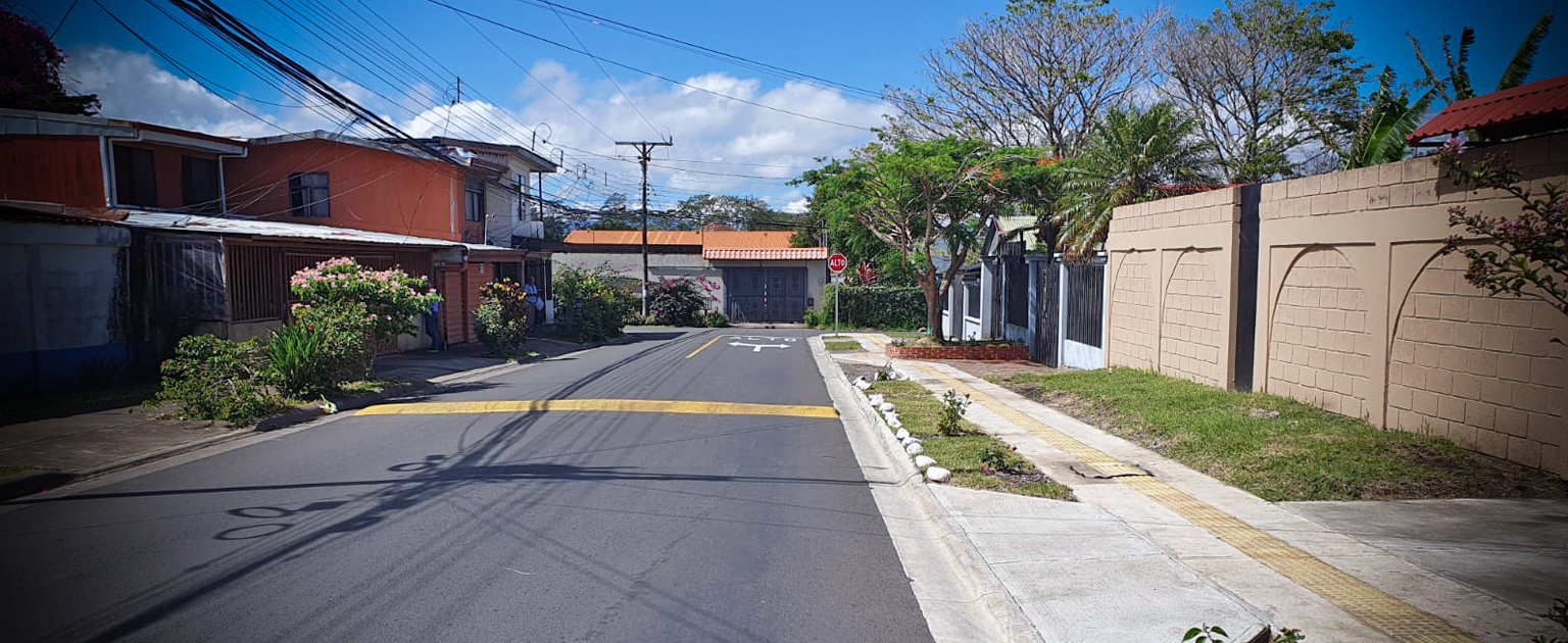 Foto de los trabajos concluidos en San Pablo de Heredia 