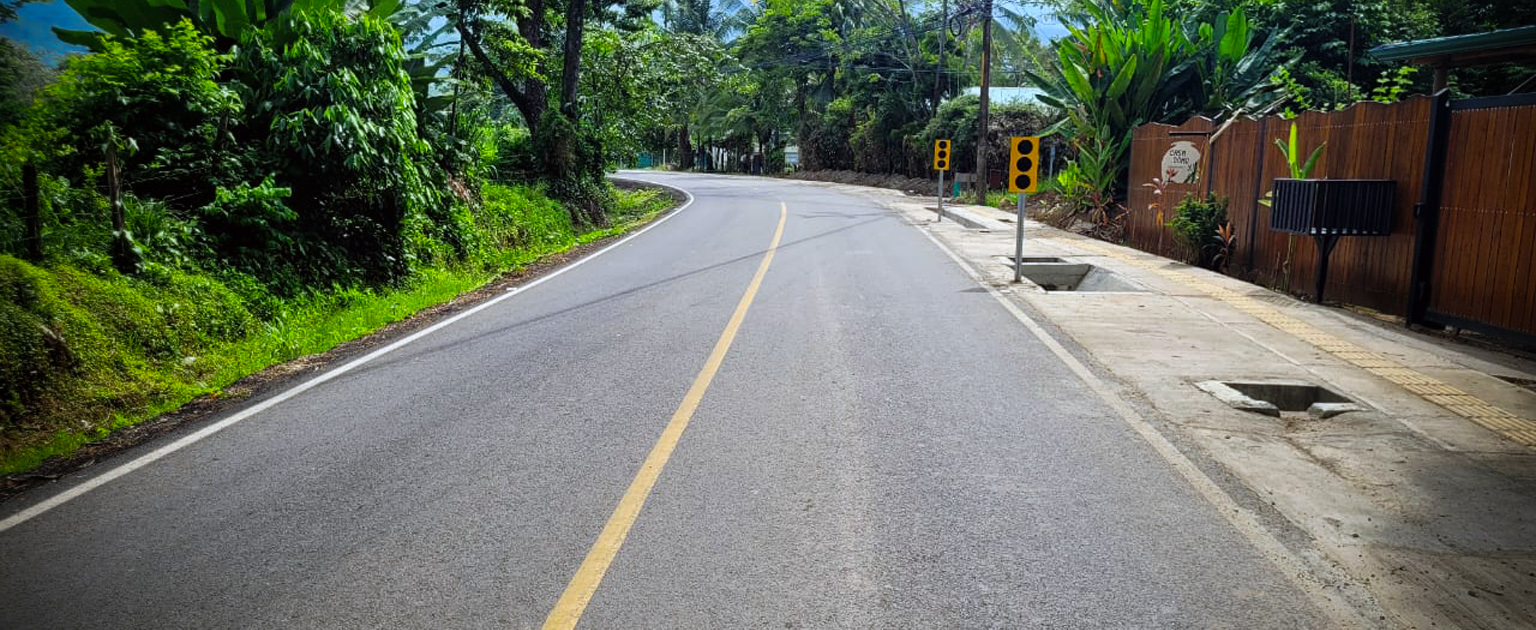 Calle demarcada