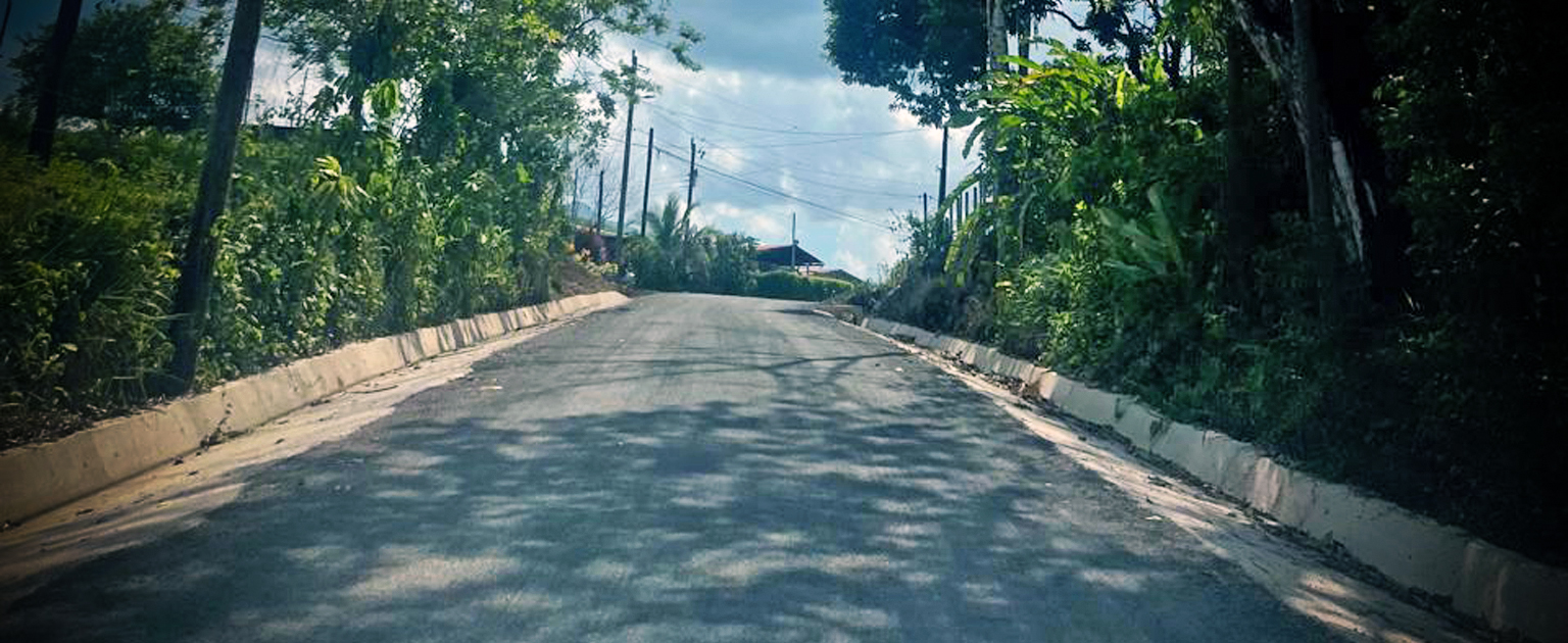 Imagen que muestra las obras realizadas en el sector de Peñas Blancas