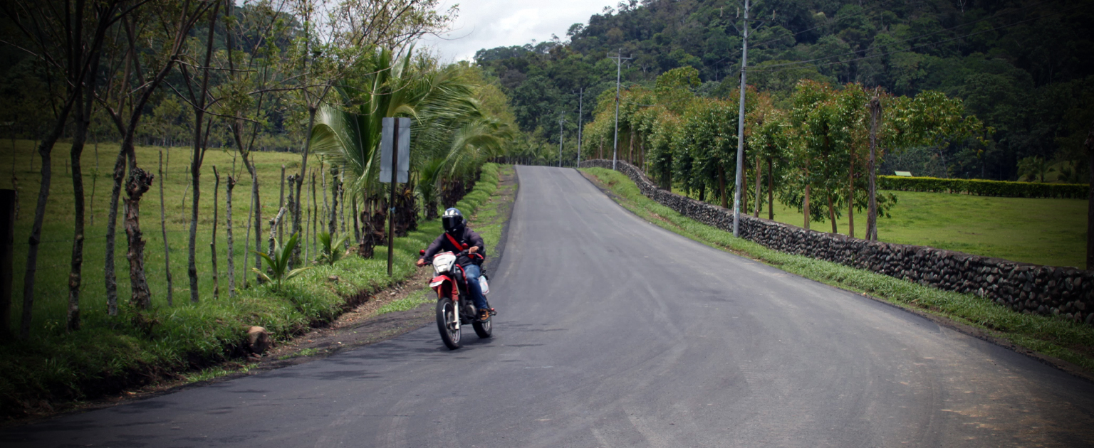 Fotografía que muestra parte de la ruta ya recarpeteada